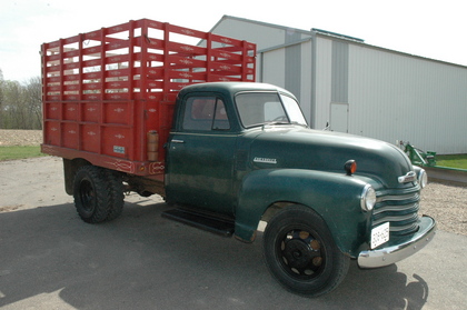 1951 Chevy Farm/Grain truck with 22k orig. miles - Chevrolet - Chevy Trucks for Sale | Old ...