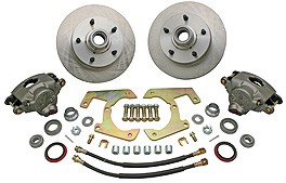 1953-56 – 5 on 4-1/2”, Complete Disc Brake Kit With Booster Kit