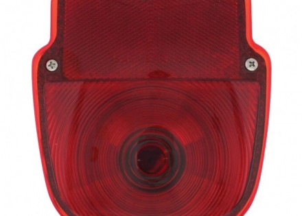 53-56 Ford Taillight Assembly – LH – Stainless steel – Plain Lens
