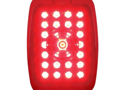 40 – 53 Chevy / GMC LED Tail Light Lens – RH – Red