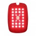 40 - 53 Chevy / GMC LED Tail Light Lens - RH - Red - Image 1