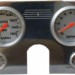 67-72 Chevy Polished Aluminum Dash Panel - 6 Gauges - Two 5