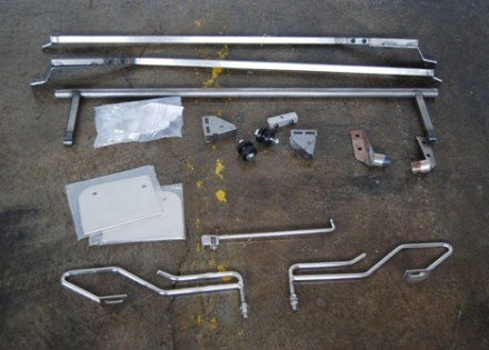 53-56 CPP Ford Reverse Flip Hood Tilt Kit – Steel