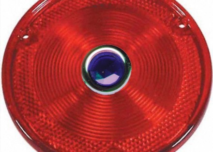 58 – 59 Chevy / GMC Truck Tail Light Lens – Fleetside – Blue Dot